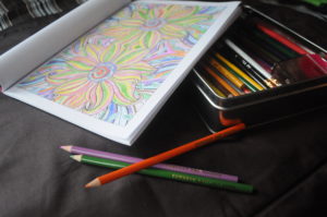 Coloring Book and pencils 